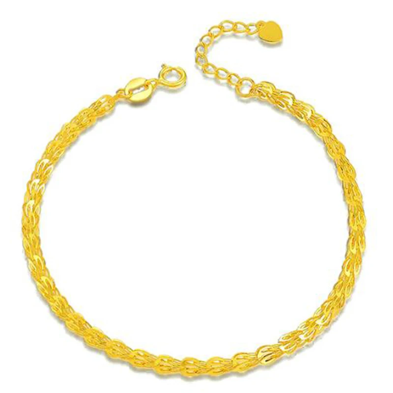 18k gold Pteris chain bracelet (12)