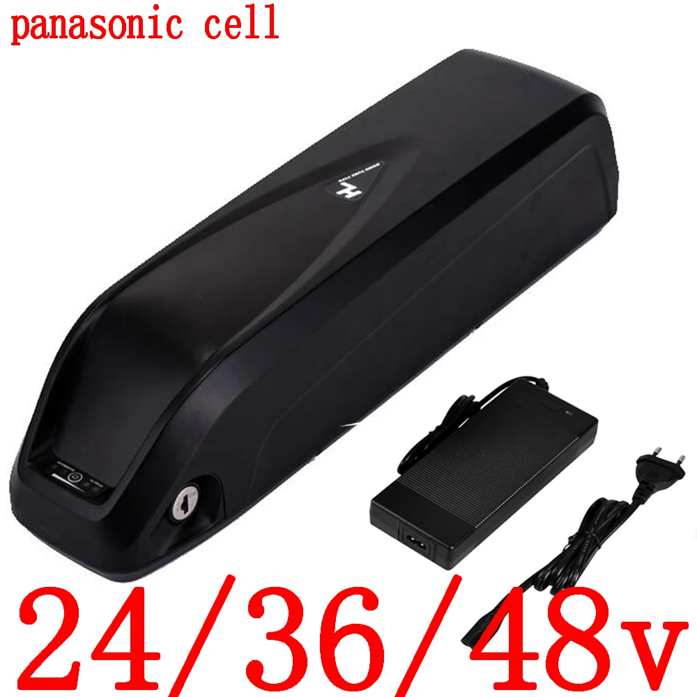 Литиевая батарея panasonic для электровелосипеда 24 В 36 48 9 Ач 500 750 17 20 Ач|48v 12ah|down tube