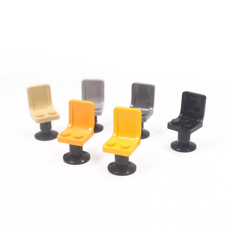 

City Chair Building Blocks Figure Accessories Seat Set Living Room Table Party Part MOC Brick Toys