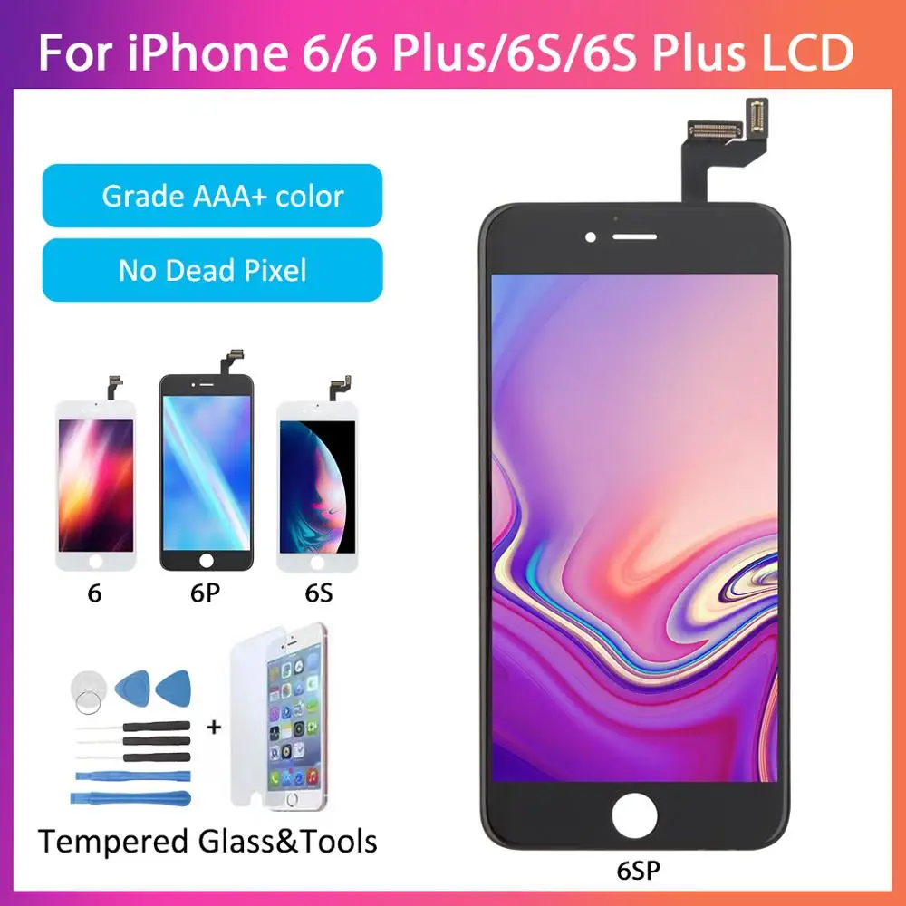 

1 Piece Grade AAA Replacement LCD Screen For iPhone 6 6S Plus Display