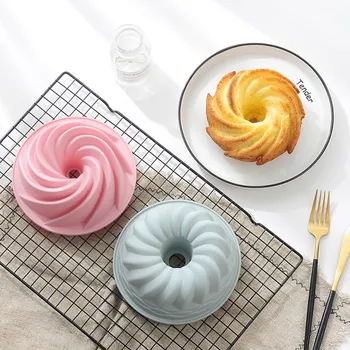 

Silicone Cupcake Baking Dish No - Stick baking pan silicone cake mold round large Muffin Pan form Bakery Baking Bakeware