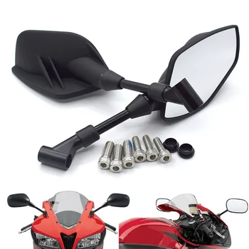 

Universal 8mm 10mm motorcycle mirror Black Side Rearview Mirrors For Honda CB600F Hornet CBR600F CBF600/SA CB1000R CBR1000RR