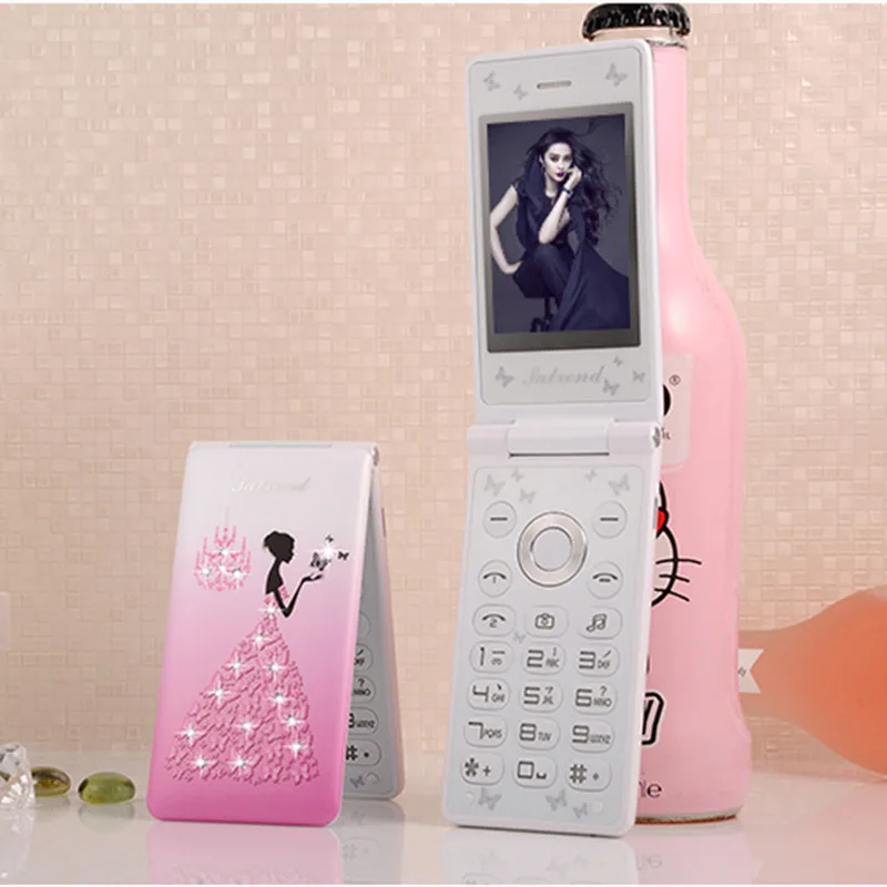 KUH D11 с героем из мультика Флип чехол для телефона Dual SIM карты MP3 MP4 рекордер женщин