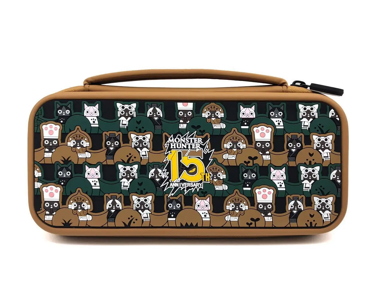 

New Switch Monster Hunter Slabstone Bag Game Theme 15 Anniversary Limited Edition Bag Built-in Support Storgage Bag