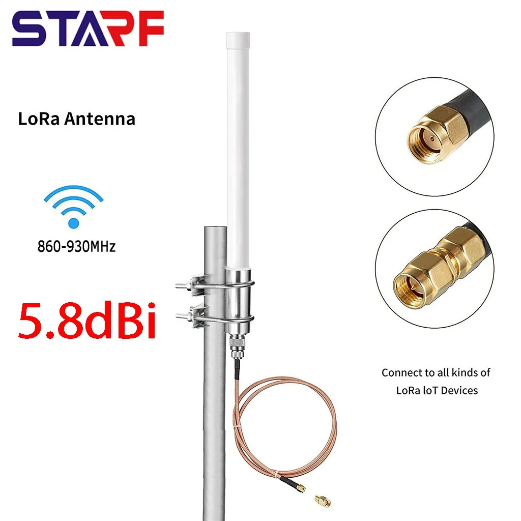 fiberglass antenna kit for helium hotspot Helium HNT Mining Antenna 860-930MHz For RAK 5.8 DBi Outdoor LoRa Omni Fiberglass Fiber Antenna Kit Helium Hotspot fiberglass antenna kit