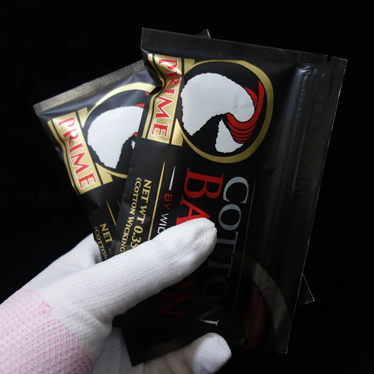 2bags 1 сумка/2 сумки DIY распылитель органический Vape хлопок золотой версия бекон для RDA RTA RDTA катушка фитиль аксессуары для электронных сигарет - Цвет: 2bags