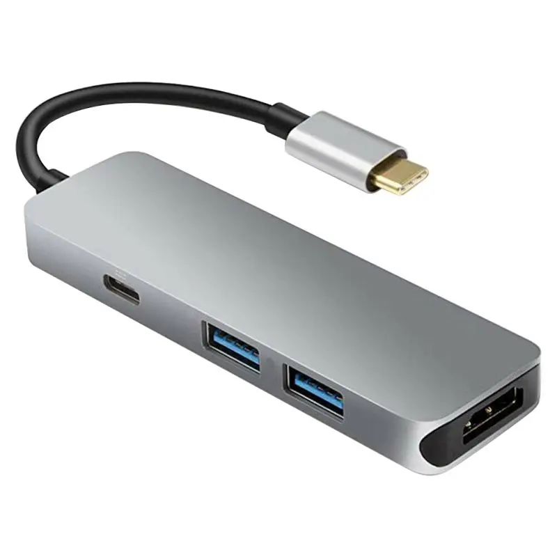 Адаптер USB Type C HDMI 2 порта 3 0 (для Thunderbolt 3) зарядка для 2018/2017/2016 MacBook Pro IMac|USB-хабы| |