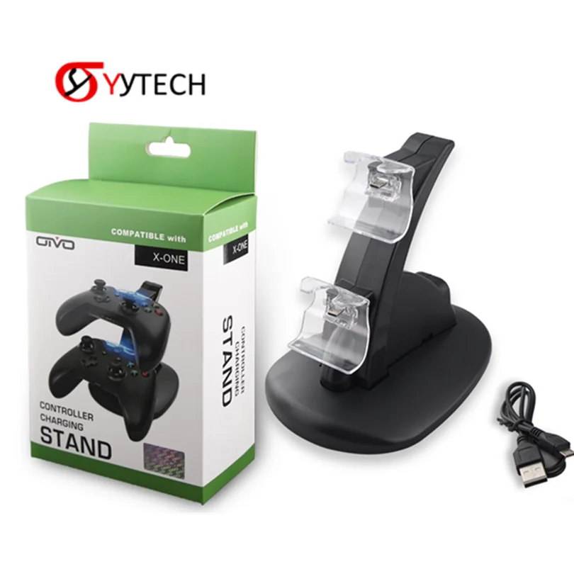 Новый беспроводной контроллер SYYTECH Двойная зарядка геймпад зарядная док-станция