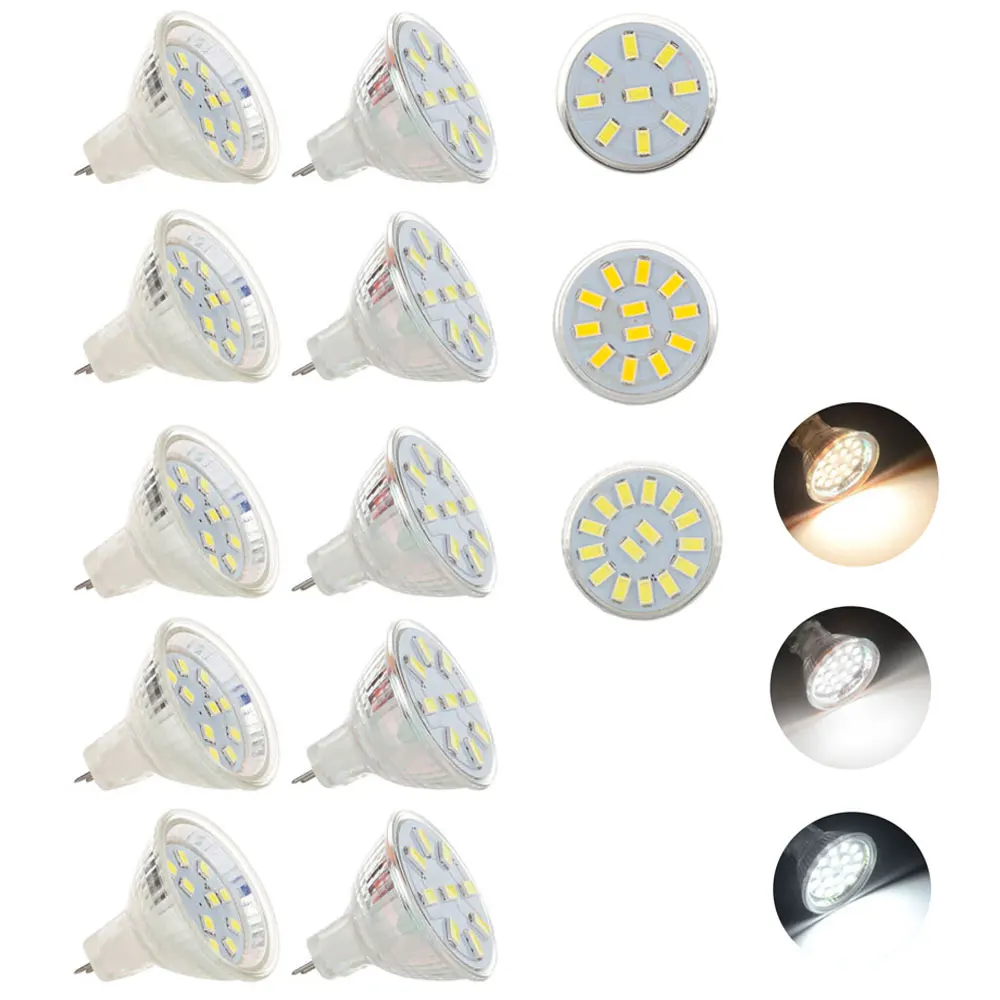 10 шт./лот MR11 3W 4W 5W светодиодные лампы SMD 5730 переменного тока/DC12V 24V 50 Вт 40 30