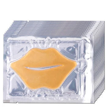

10Pack Collagen Lip Mask Crystal Patches Pads Moisturizing Nourishing Anti Aging Wrinkle Repair Lips Skin Care Lip Enhancement