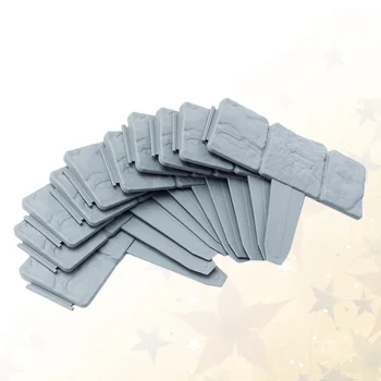 

1 Set Garden Fence Simple Patchwork Foldable Plastic Enclosure for Yard Garden