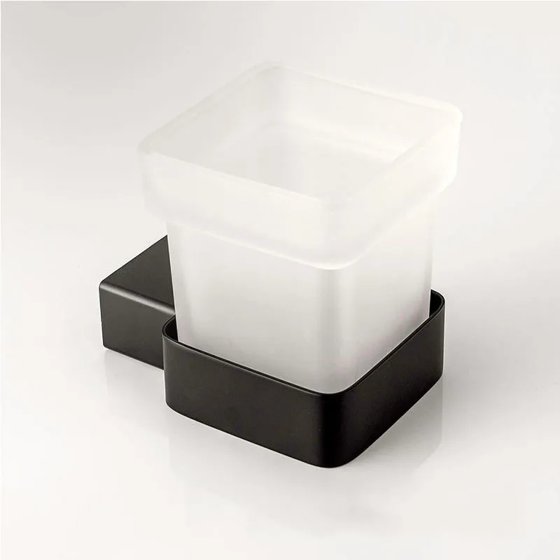 Single Cup Holder Toothbrush Cup Holder Set Toothbrush Organizer Rack Storage Kitchen With Glass Bathroom Accessories