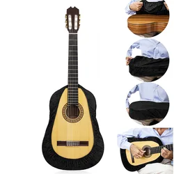 Guitar Dust Cover Black Universal Protective Sleeve Dust Cover Protector Bag for Acoustic Classical Guitar Accessories