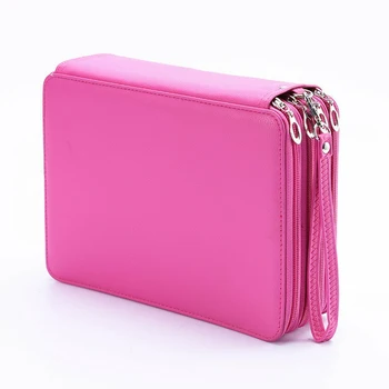 

184 Slots Foldable Sketch Painting Bag Large Capacity Pencil Case Storage Bag Colored Organizer For School Stationery Supplies