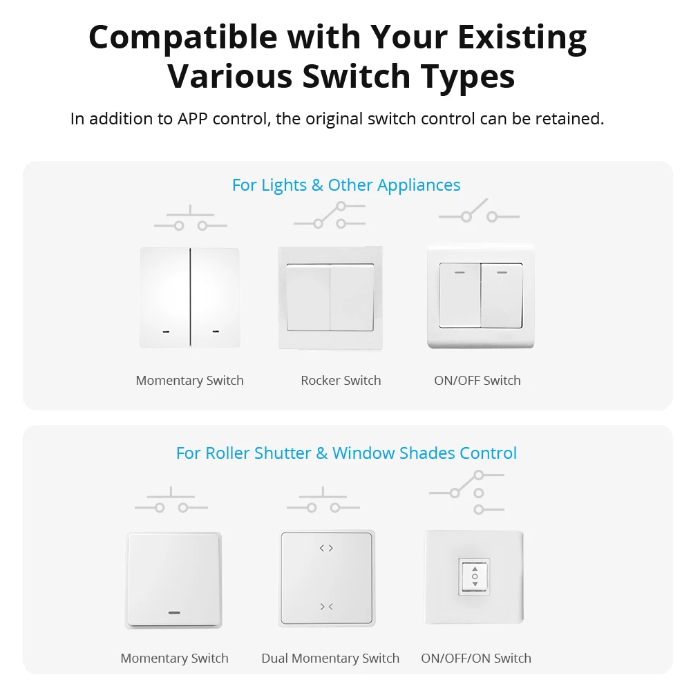 SONOFF DUAL R3 Lite Dual Relay Module DIY MINI Smart Switch 2-Way Control  Timing via eWeLink Alexa Google Smart Home - AliExpress