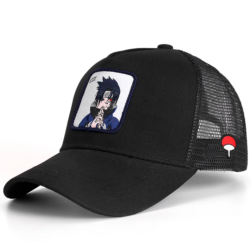 Наруто бренд JIRAYA аниме Snapback кепка хлопок бейсбольная кепка для мужчин женщин хип хоп папа сетчатая шапка Дальнобойщик дропшиппинг - Color: UCHIHA SASUKE