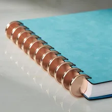 24 шт. 38 мм металлические диски переплет книги поставки алюминиевые связывающие диски Грибное отверстие связующее Связывание свободное кольцо в форме листика пряжка