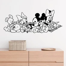 Cartoon Mickey Mouse With Friends Vinyl Wall Stickers Decor For Kids Rooms Nursery Room Decorations Wall Decals Murals Wallpaper Cartoon Mickey Mouse With Friends Vinyl Wall Stickers Decor For Kids Rooms Nursery Room Decorations Wall Decals Murals Wallpaper