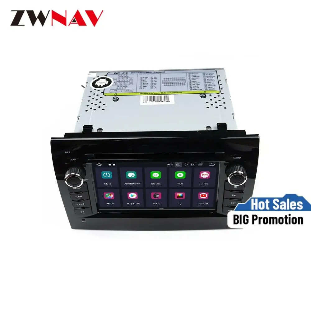 Автомагнитола на Android с IPS-экраном Dvd-плеером и GPS-навигацией для Fiat Ducato |