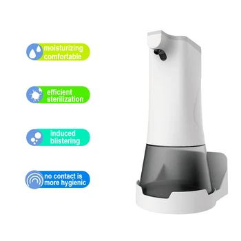 

Automatic Foam Soap Dispenser with Holder Touchless Foaming 350ML Capacity Infrared Motion Sensor Hands-Free Soap Pump