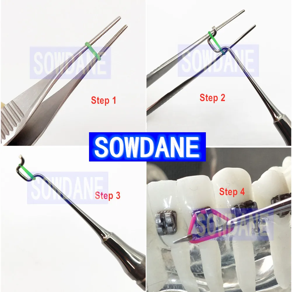Dental Orthodontic Twirlon Module Ligature Tie Placer Placement Tool