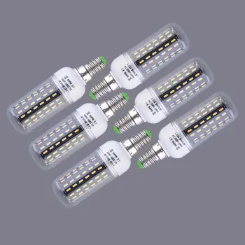 

6pcs E14 9W 72 SMD 4014 Corn LED Light Lamp Bulbs 110V-120V With Cover Exquisitely Designed Durable Gorgeous