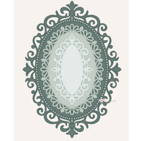 Mmao Crafts Metall- und Stahl-Stanzformen, neu, verschiedene Formen von Rahmen, Scrapbooking, Papier/Fotokarten, Prägestempel – Detail 1