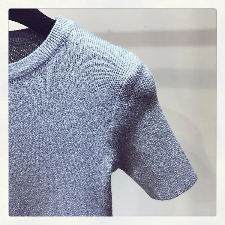 Топы Blusa Tumblr высокая растягивающаяся футболка в американском и Европейском стиле