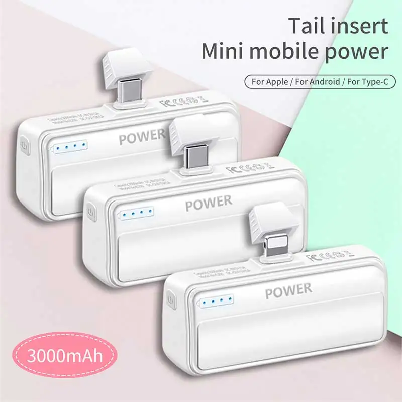 Мини-внешний аккумулятор Acecare с Micro USB 3000 мАч | Спорт и развлечения