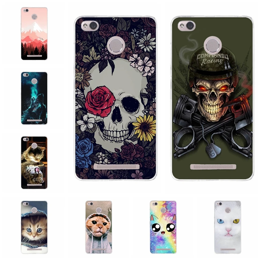 

for Coque Xiaomi Redmi 3S Case Cover 5.0" TPU Soft Silicone Case for Funda Xiaomi Redmi 3 Pro Cover Redmi 3S 3 S Pro Phone Cases
