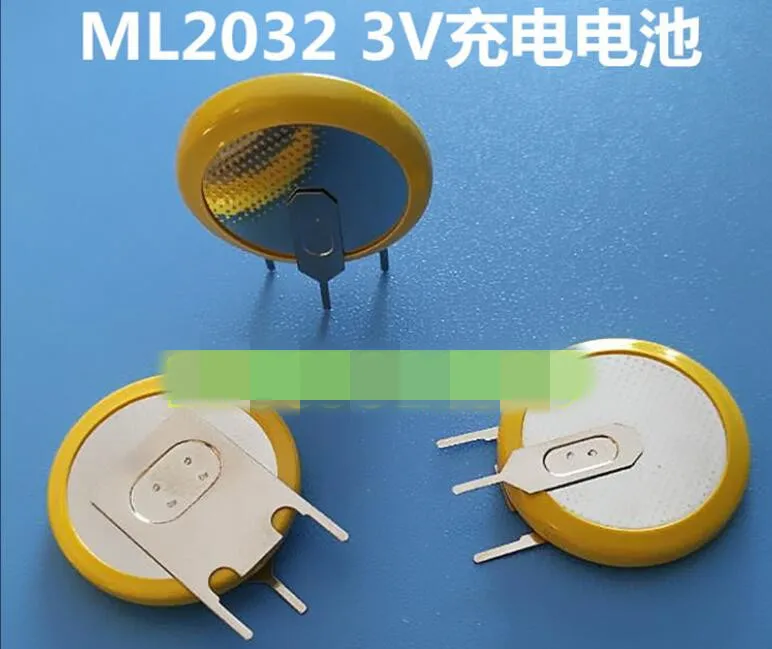 2 шт./лот ML2032 ML 2032 3V литиевая батарея/перезаряжаемая батарея | Электроника