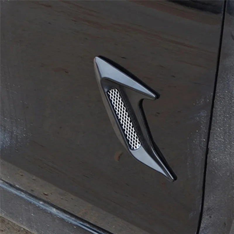 

2Pcs/lot Car Auto Side Vent Air Flow Fender Intake Sticker Car Simulation Side Vents Decorative