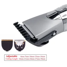 Kemei электрический триммер для стрижки волос триммер для бороды Инструменты для укладки волос Машинка для стрижки волос тример перезаряжаемый 1