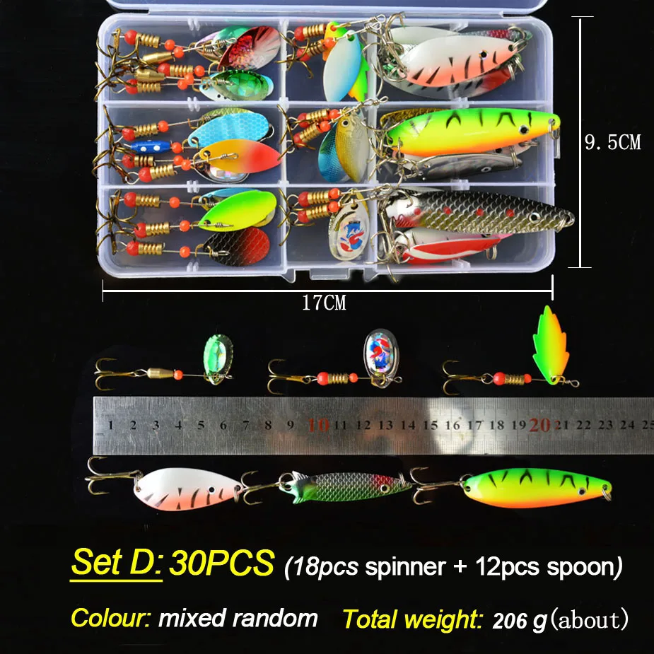 TOMA Spoon Lure Set Spinner bait 2-7g Trout Pike Metal Fishing lures Kit Crankbait Fresh/Salt Water Isca Artificial Hard Bait - Image 6