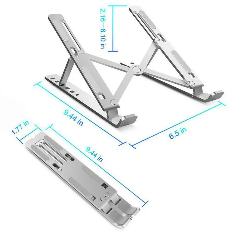 Держатель для планшета из алюминиевого сплава, складная Портативная подставка для ноутбука