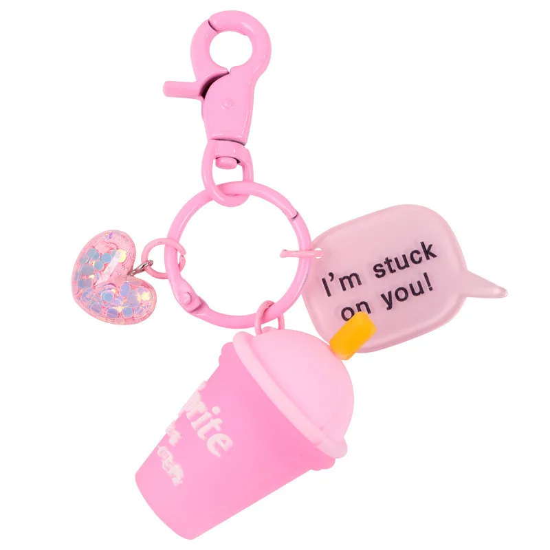 Креативный брелок в стиле kpop виде бутылки для напитков милый мультяшный Брелок