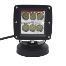 18 Вт Рабочий свет SUV Refit светодиодный передние прожекторы квадратная инспекционная лампа автомобиль Вранглер установить огни