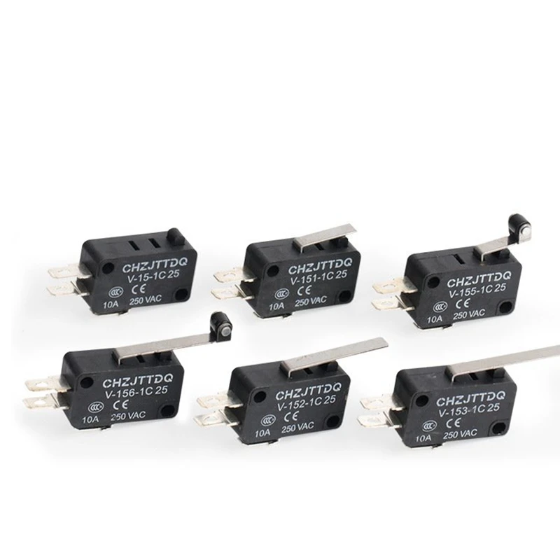 

10 шт./лот аксессуары для лифтов миниатюрный микропереключатель 6-стильные части концевого выключателя хода