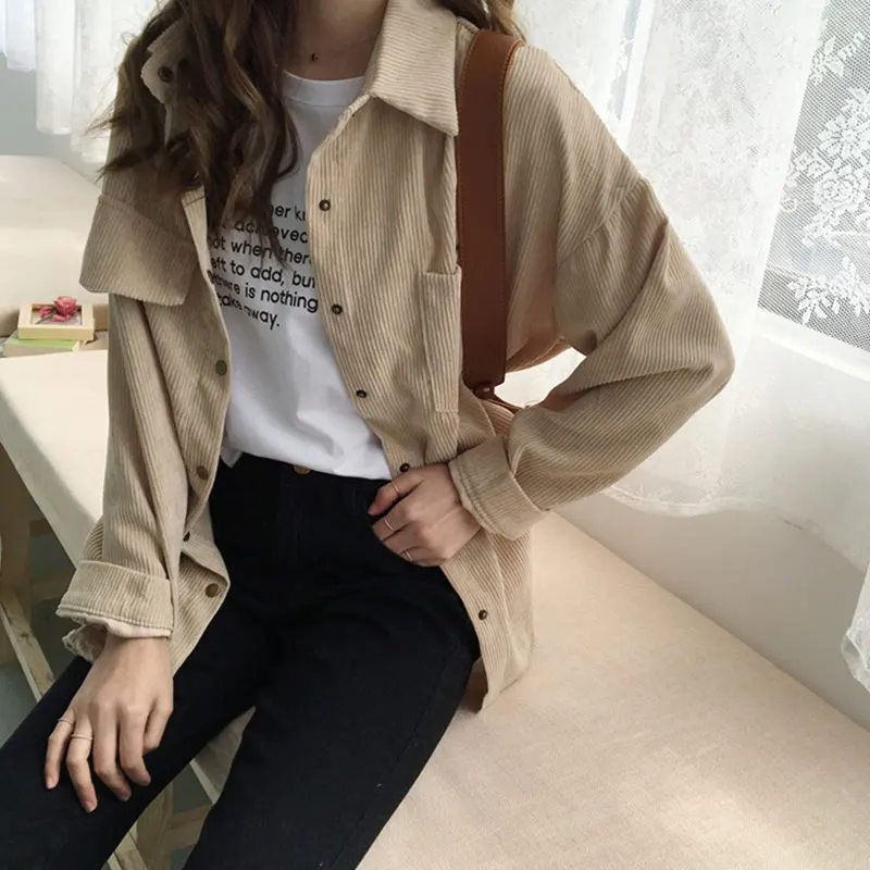 Women's Shirt Work Plus Size Button 