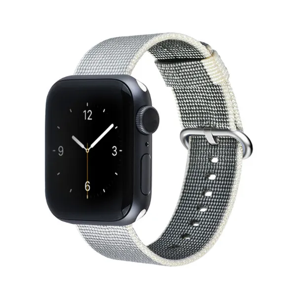 Тканый нейлоновый сменный ремешок для Apple Watch series 4/5 40 мм 44 мм тканевый браслет для Iwatch series 3 2 1 38 мм 42 мм - Цвет ремешка: Color 2