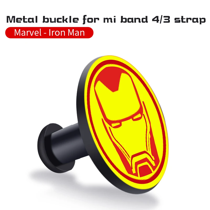Для Mi Band 4/3 силиконовый ремешок Для Xiaomi Miband 4 Не исчезнет Металлическая кнопка браслет аксессуаров Miband 4 Зарядный кабель - Цвет: iron Man