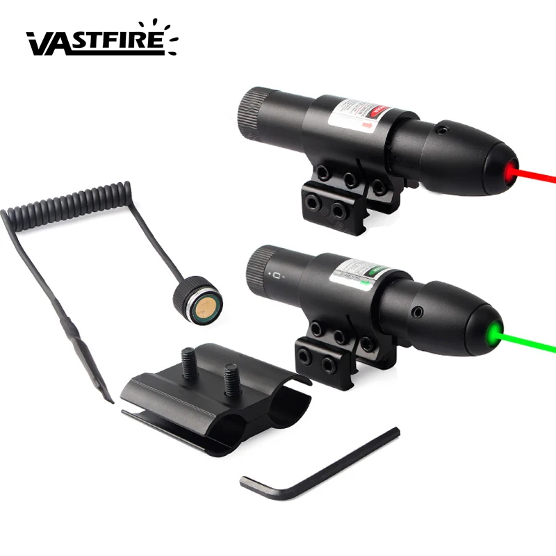 

Green Red Dot Hunting Laser Bore Sight With Pointer Switch Sniper Boresighter Collimator For 11mm Rifle Dovetail & 20mm Gun Rail