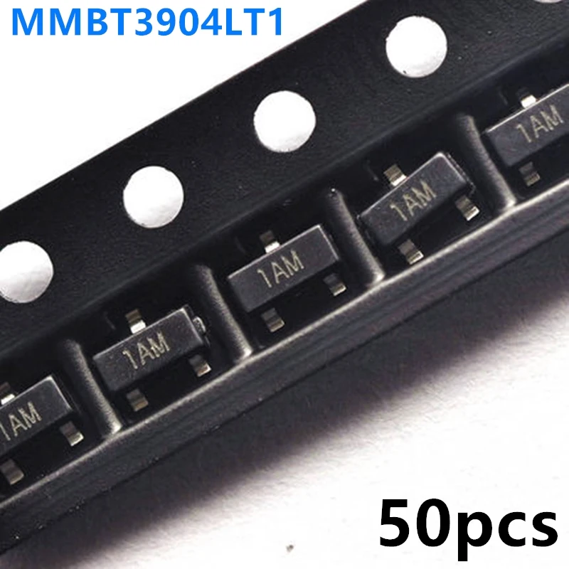 50 шт. Новый 2N3904 Триод 1AM SOT-23 SMD MMBT3904LT1 пятно оптовая продажа | Безопасность и защита