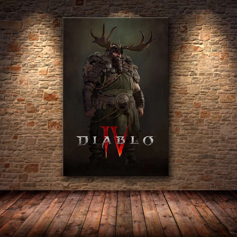 Diablo IV HD игровой плакат Lilith Dormitory домашний Декор украшение квартиры живопись спальня наклейки на стену холст плакаты, постеры - Цвет: 07