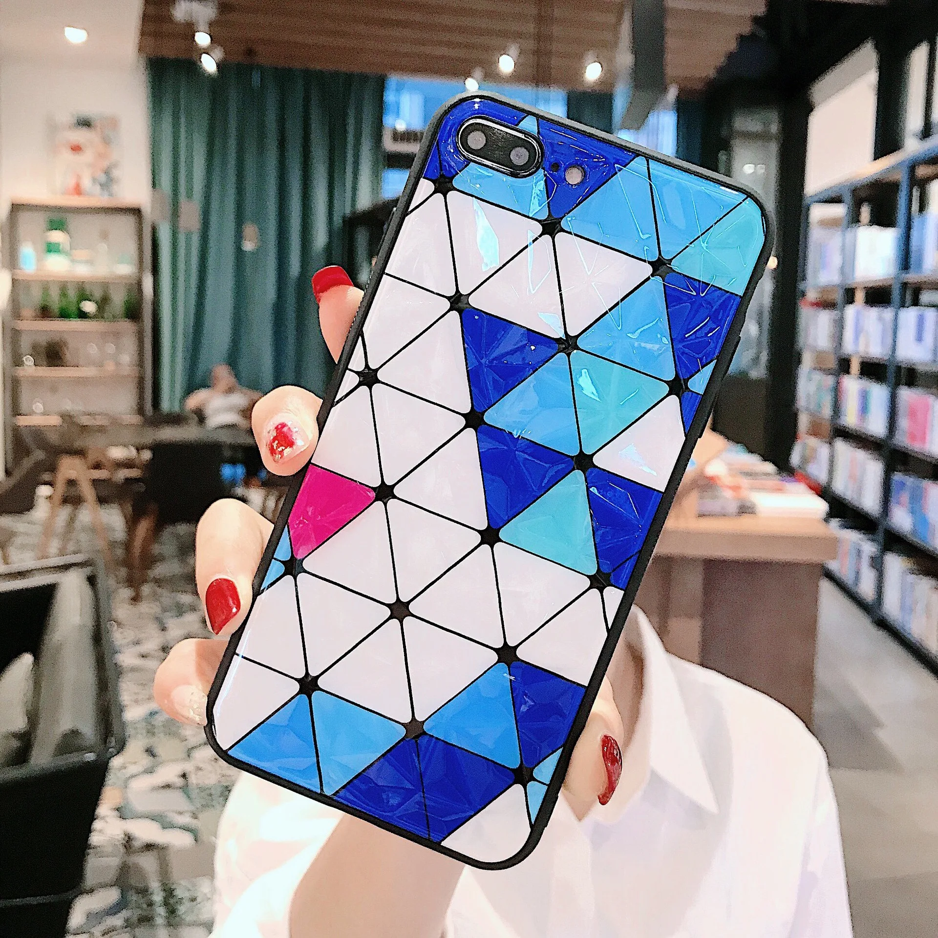Роскошный чехол для телефона для iPhone 6 6S Plus 7 8 Plus Coque закаленное Стекло крышка чехол для iPhone X XR XS MAX для чехол для iPhone