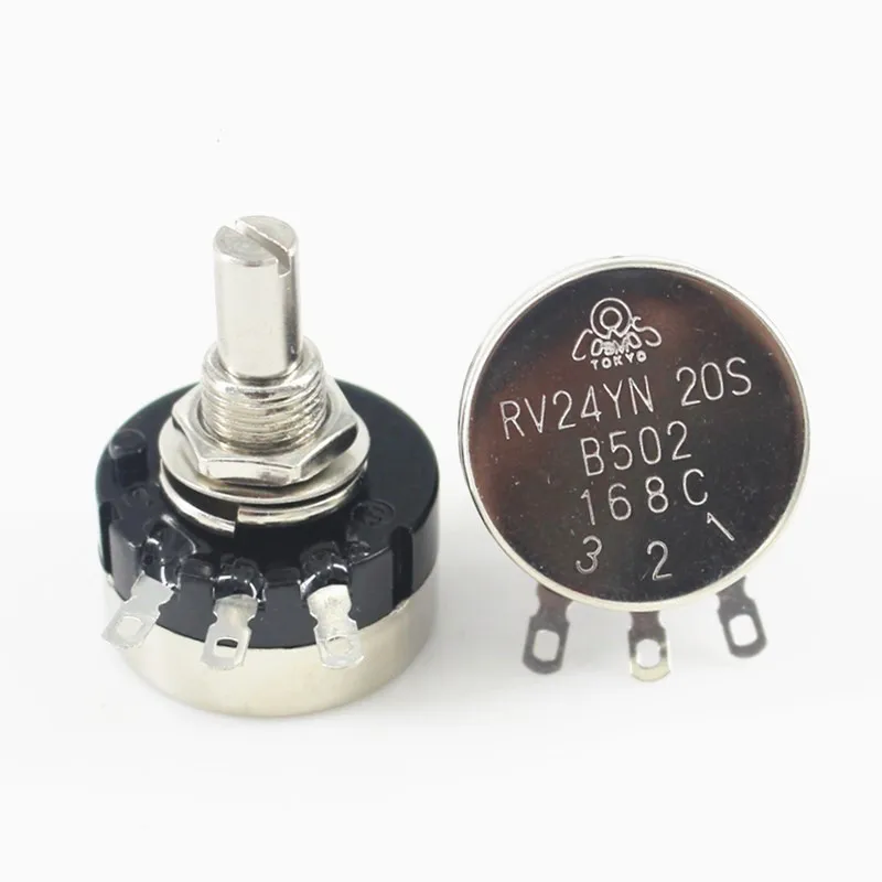 1 шт. RV24YN 20S B504 500KΩ однооборотный потенциометр из углеродной пленки