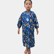 Детский мультяшный парикмахерский водонепроницаемый тканевый детский парикмахерский фартук для стрижки волос, парикмахерский фартук для мальчиков/девочек, тканевый Профессиональный салонный инструмент для укладки волос