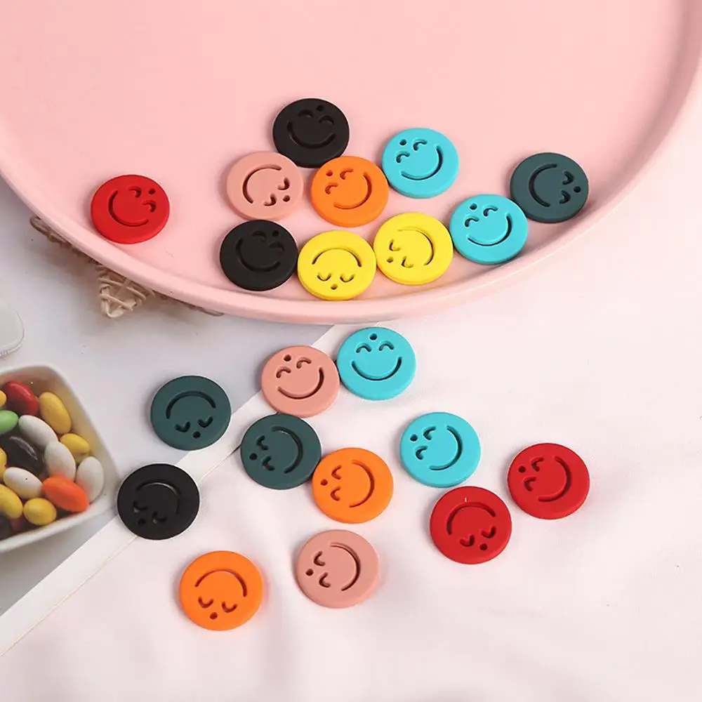 15pcs 0.8inch wholesale Smiley face rubber pendant diy for jewelrymaking earring/bracelet/necklace beads accessores 2020new | Украшения и
