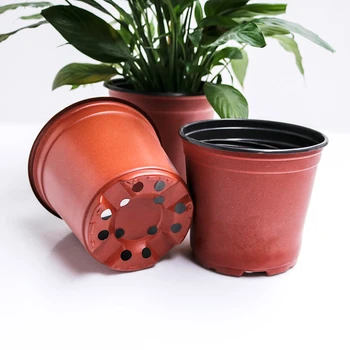

100pcs Plastic Nursery Pots Plant Grow Box Fall Resistant Seedling Tray For Home Garden Nursery Transplant Flower Seedling Pots