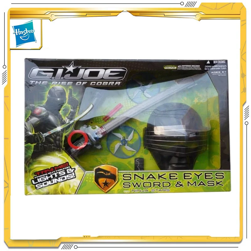 Оригинал Hasbro G.I. Джо: подъем кобры змеи глаза меч и маска костюм экшн-фигурки